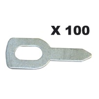 100 Straight Pulling Rings