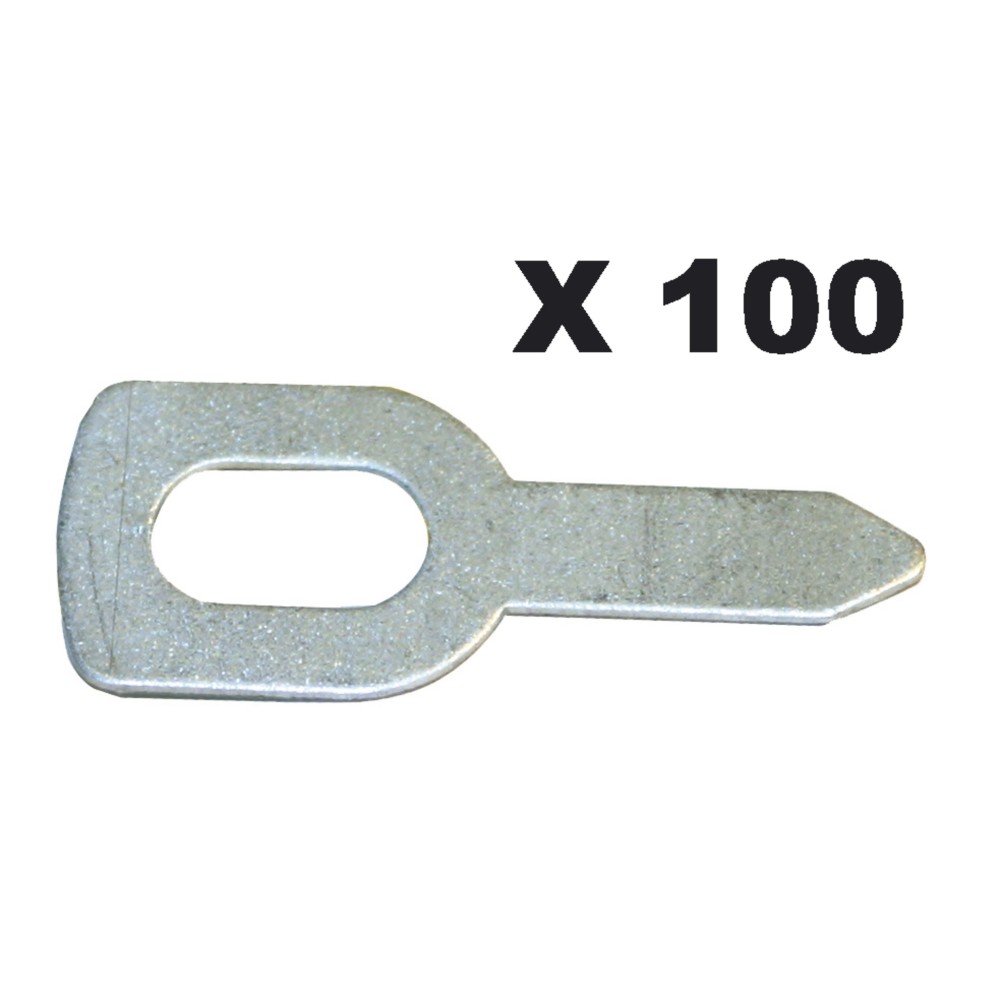 100 Anneaux De Tirage Droit