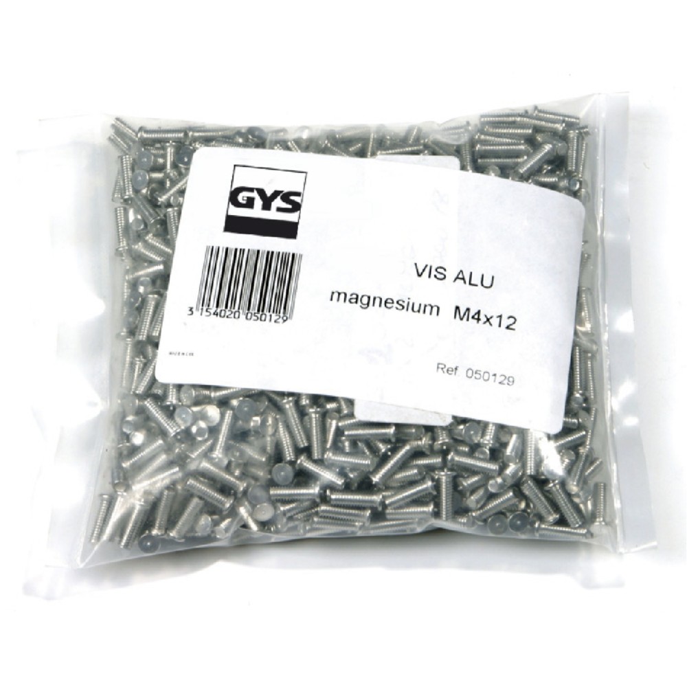 1000 Threaded Studs Almg3 M4X12 