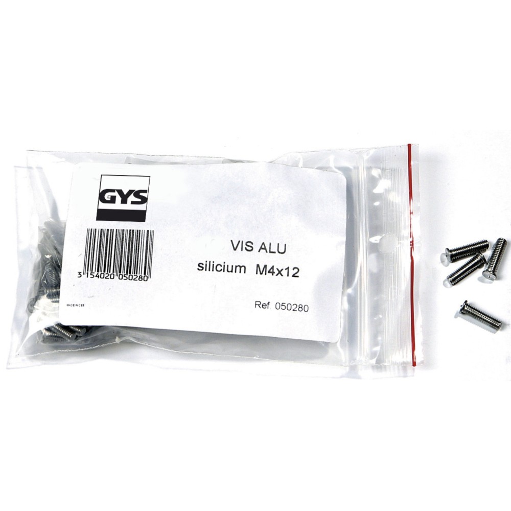 200 Threaded Studs Alsi12 M4X12