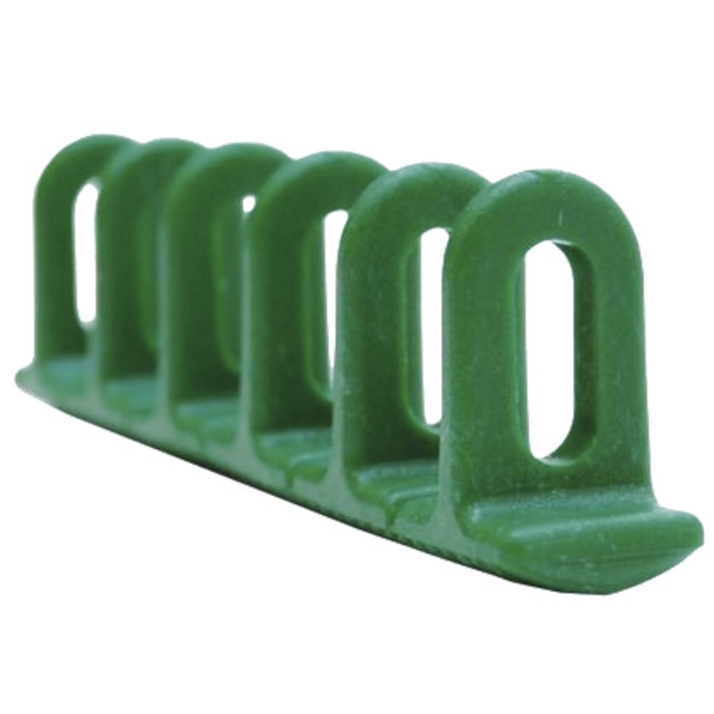 Set Of 3 Green Spherical Plastic Multipads Size 6X22X156Mm