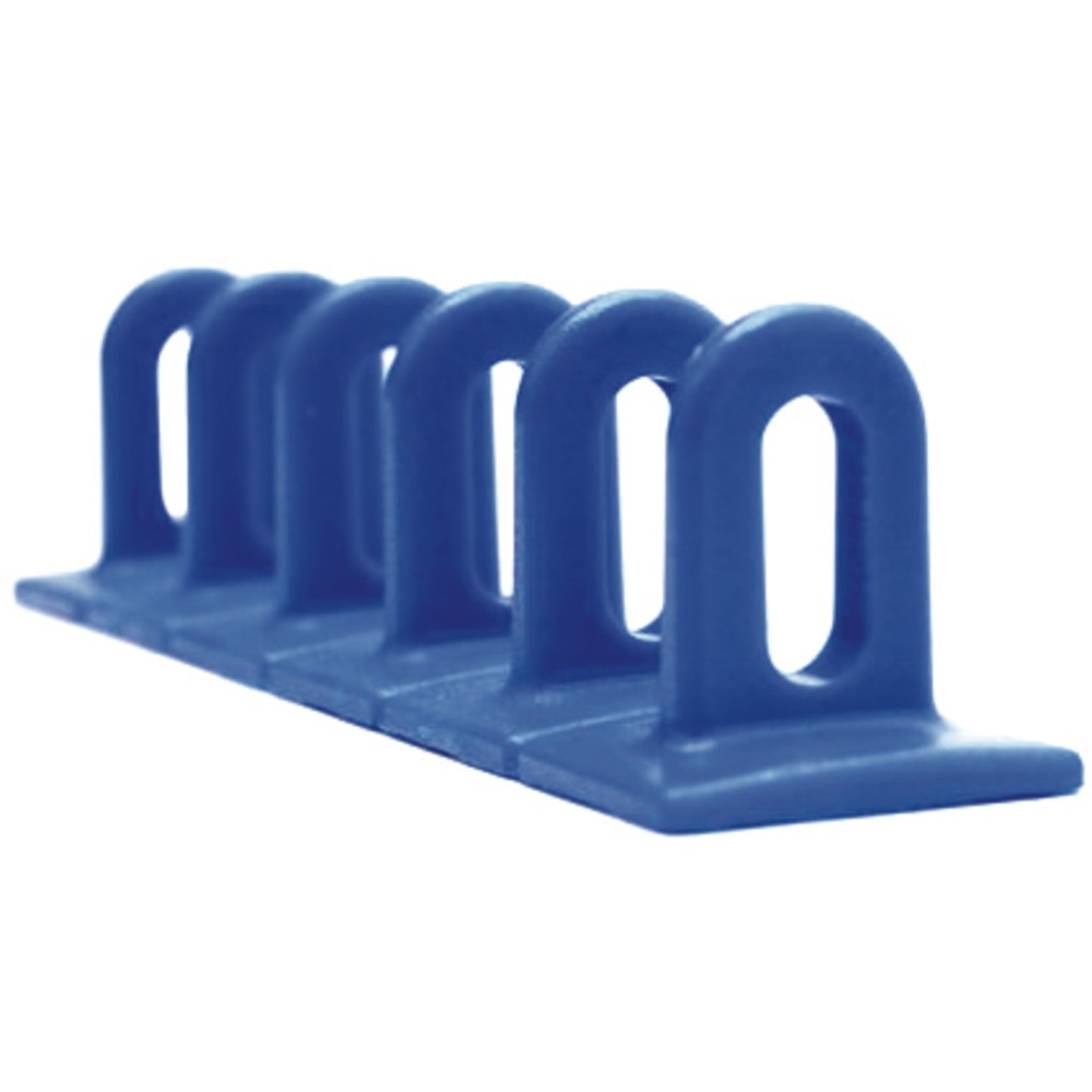 Set Of 3 Blue Flat Plastic Multipads Size 6X36X156Mm