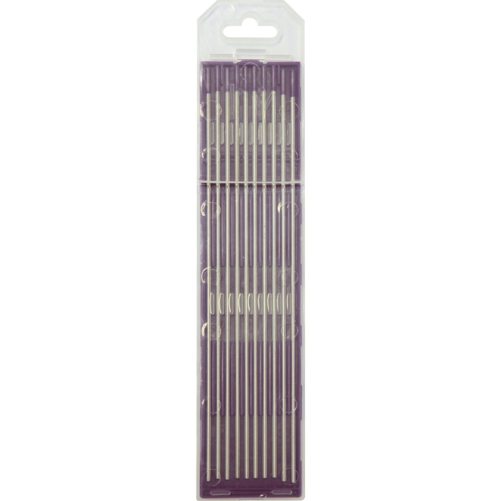 10 Electrodes Tungstene E3 Ø1,6 - Lilas (Ac/Dc - Alu/Acier)