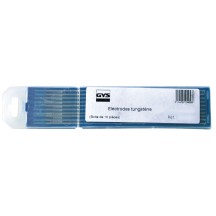 10 Electrodes Tungstene Wr2 Ø1,6 - Turquoise (Ac/Dc - Alu/Acier)