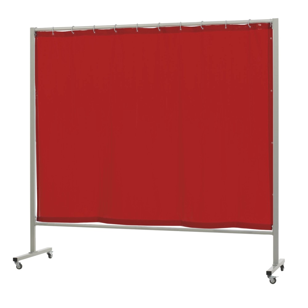 Ecran De Protection Opti 215.O - Orange Ce 2X2,15M Sur Roulettes