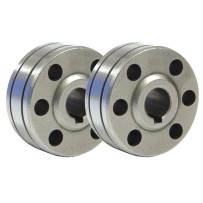 Lot De 2 Galets Type C - Fil Plein Alu Ø 1.0/1.2