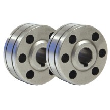 Set Of 2 Drive Rolls Type C - Ø 0.8/1 - Aluminium