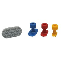 Kit 20 Oval Zuignappen High Traction