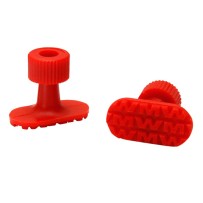 !!promo!! kit 10 rouge ovale ventouses high traction mm 13x26