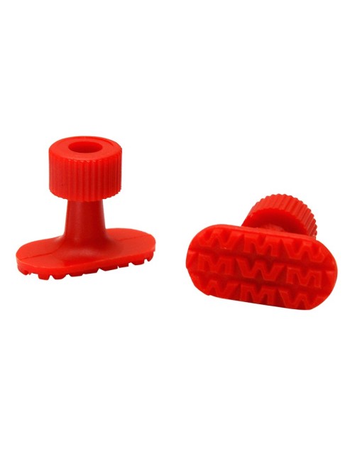 !!! PROMO !!!  Kit 10 Rood Ovaal Zuignappen High Traction Mm 13X26