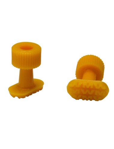 !!! PROMO !!!  Kit 10 Geel Oval Zuignappen High Traction Mm 9X18