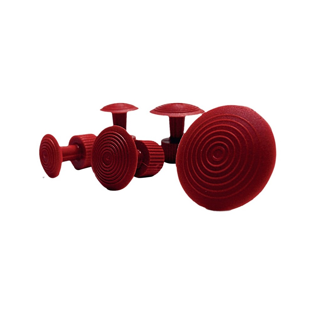 Kit 25 Zuignappen Spher.Round Vorm (5X11 / 16/21/26/32)