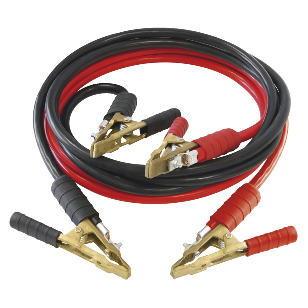 Cables Demarrage 1000A - 2X4,5M - Ø50Mm² - Pinces Laiton
