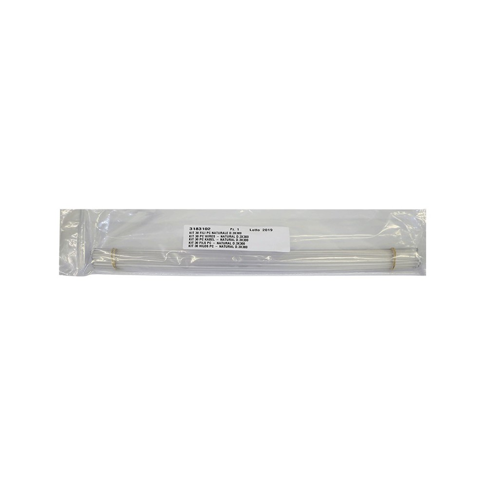Kit 30 Pp Nat. Flat Strips 1,6X16X300 (~ Gr. 220)