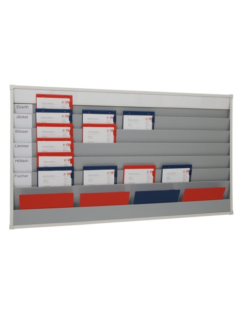 Plan- En Organisatiebord, 1.575 X 1.285 Mm, Rails 10, Blanco Opschrift