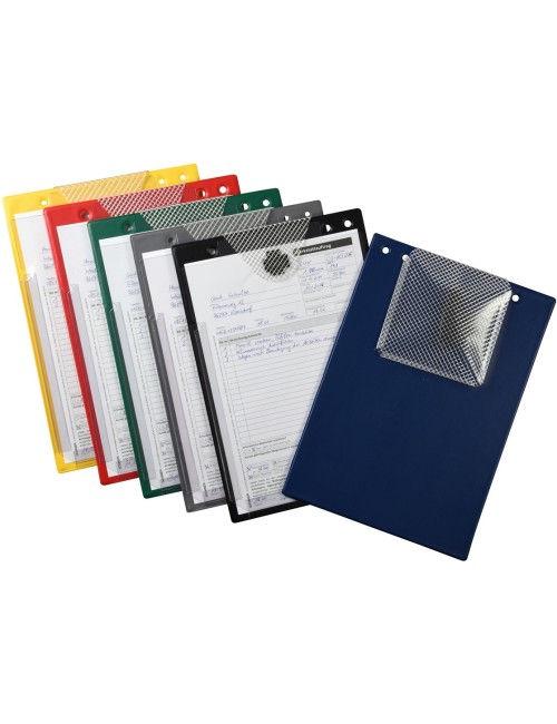 Tableaux de service avec pochette pour clés - Jaune - Par pièce