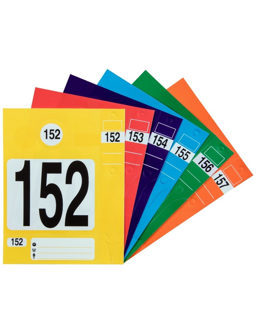 Tag Set, Van 1 Tot 300 Genummerd - Geel