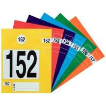 Tag Set, Van 1 Tot 300 Genummerd - Oranje