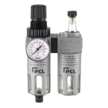 Régulateur et lubrificateur de filtre, 1/4, 0-10 bar