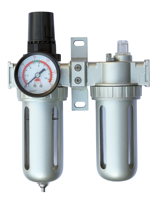 Filtre/régulateur/lubrificateur de traitement d'air 0-150 Psi/0-10 Bar, 1/2 ports