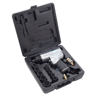 Kit clé à choc Impact, 1/2, 540 Nm, 1,39 m/s avec 10 douilles à choc