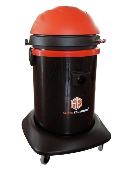 Aspirateur - monophasé – eau/poussière – 2 moteurs double étage – Cuve 77 L – Pour outils Électrique et pneumatique