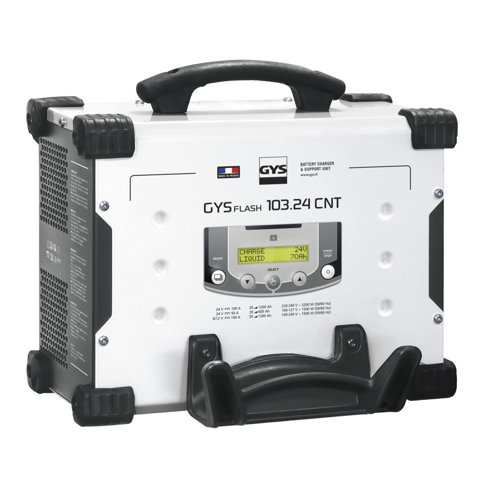 !! promo !! Chargeur De Batterie Gysflash 103.24 Cnt Fv (Cables 5,0M)