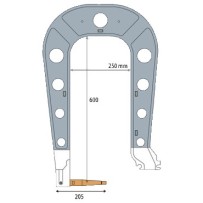 Geïsoleerde C9-Arm + Muurbeugel