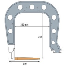 C7 Isole Arm + Muurbeugel