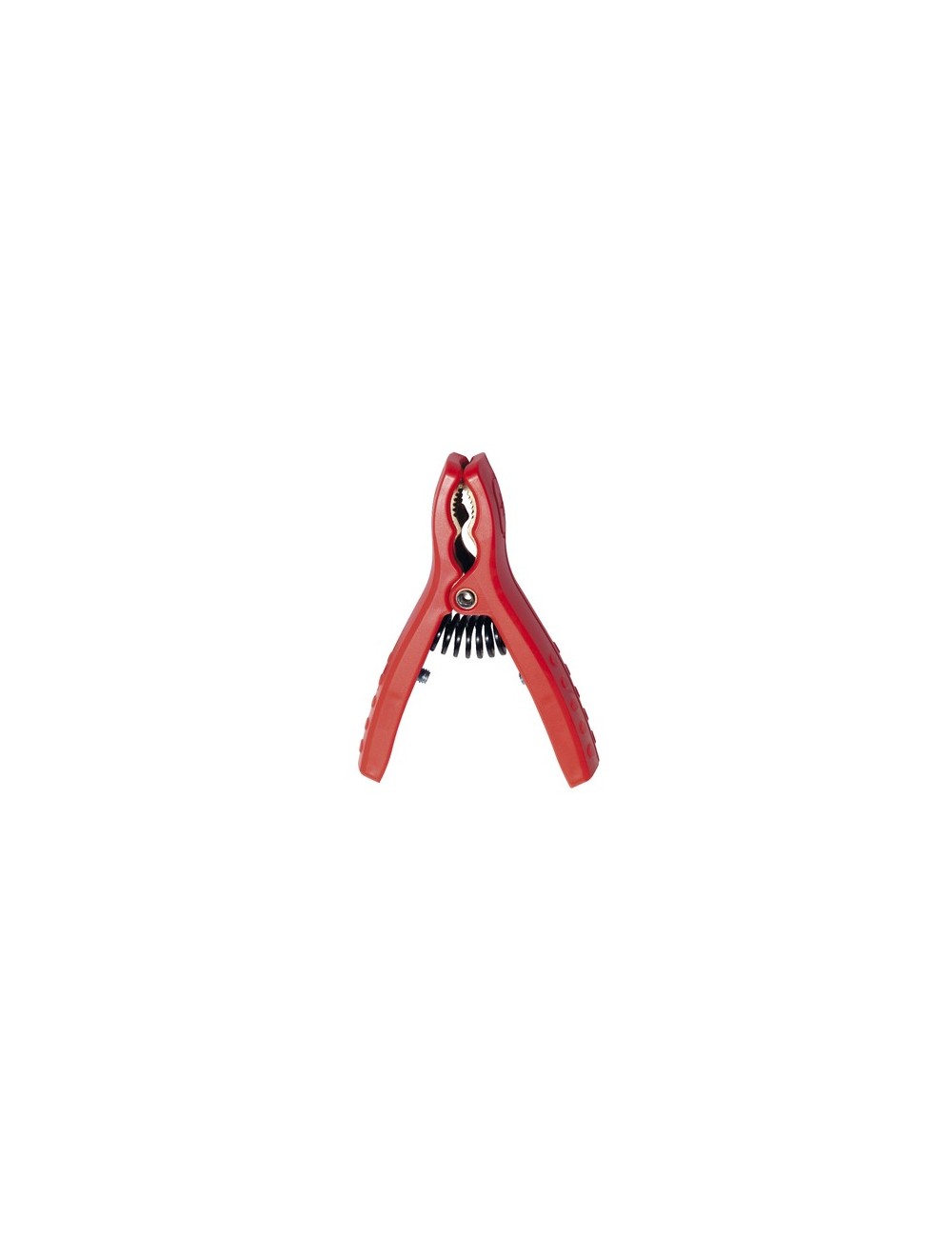 Red Insulated Curved Clamp 120A
