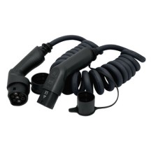 Câble de charge VE - T2 / T2 SPIRALE - 5 m - 32 A 1ph 7.2 kW