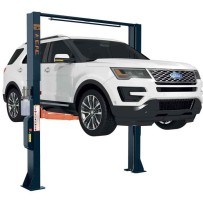 ! Promo ! Pont 2-colonnes électrohydraulique réhaussé, sans base, capacité de levage 6T, H: 5051 mm