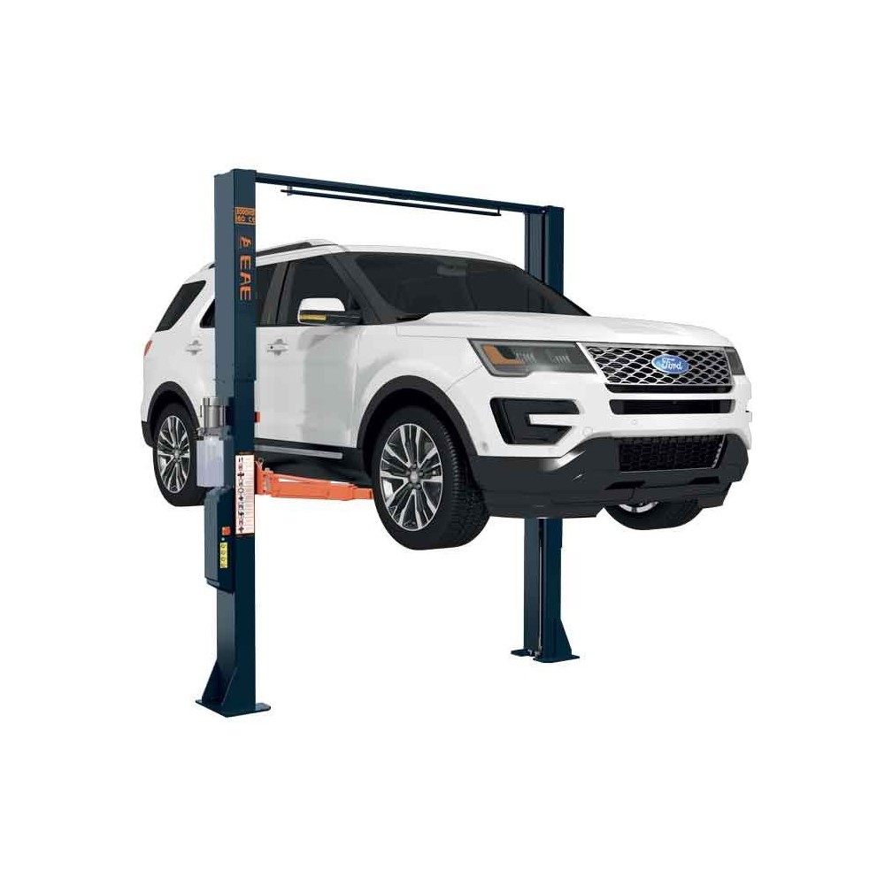 ! Promo ! Pont 2-colonnes électrohydraulique réhaussé, sans base, capacité de levage 6T, H: 5051 mm