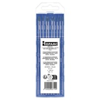 10 Wolfraam Lanthaan Elektroden Wl20 Ø2,4 - Blauw (Ac / Dc - Alu / Staal)