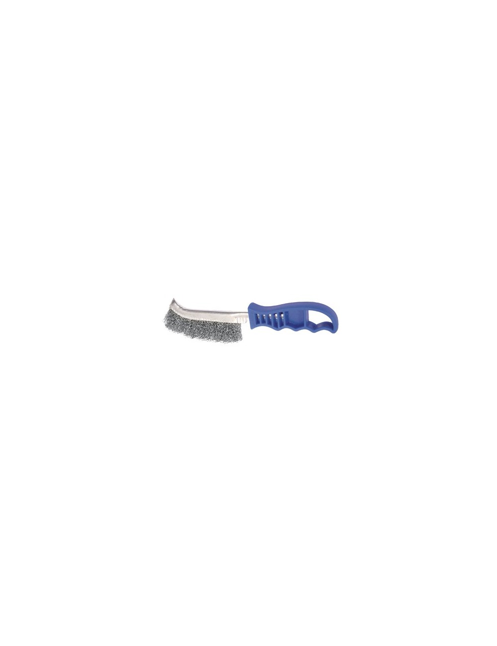 Zinc Coated Steel Wire Brush - Plastic Handle
