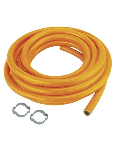 Gas Hose 4M Propane (Ø6.3Mm) + Hose Clamps