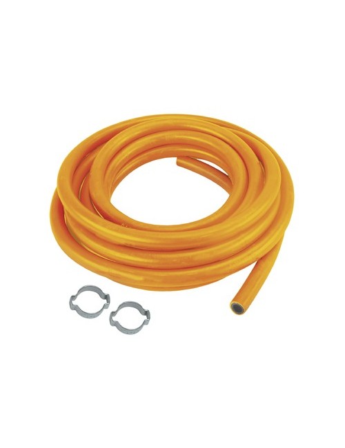 Gas Hose 4M Propane (Ø6.3Mm) + Hose Clamps