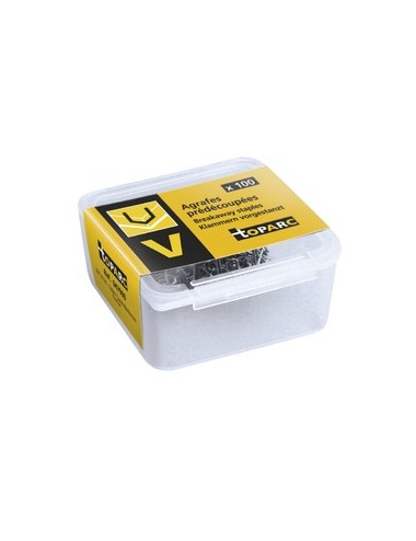 100 Internal Narrow Angle Breakaway Staples (V)