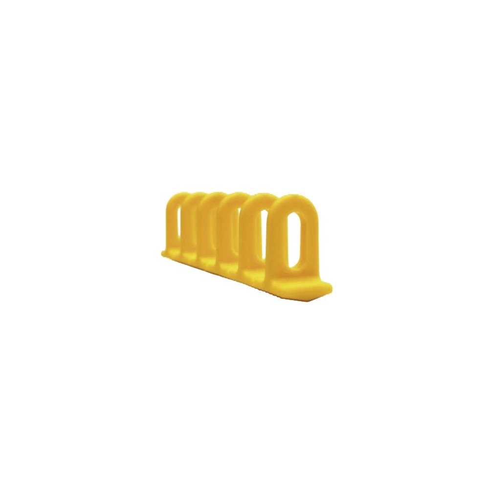 Kit 3 Gele Plastic Conische Ringen Haarspeldjes 6X22X156Mm
