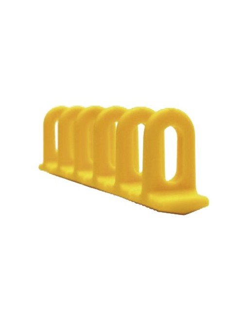 Set Of 3 Yellow Conical Plastic Multipads Size 6X22X156Mm