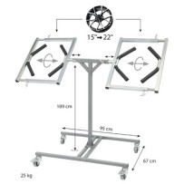 PAINTING SUPPORT FOR 2 WHEELS
