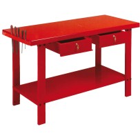 !! promo !! Etabli avec 2 tiroirs - 1500 x 640 x 880 mm - Capacité 1500 kg