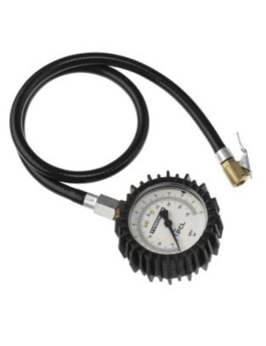 Bandencontrolemeter (Diameter 63 Mm) 0-170 Psi En 0-12 Bar, Euro Clip-On Connector