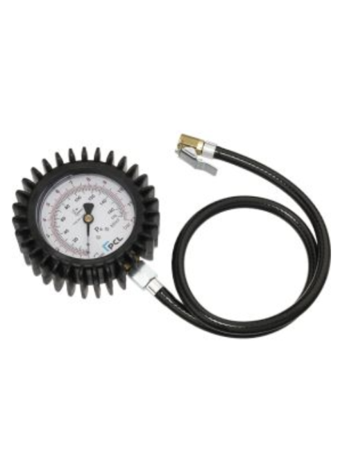 Bandencontrolemeter (Diameter 80 Mm) 0-170 Psi En 0-12 Bar, Euro Clip-On Connector