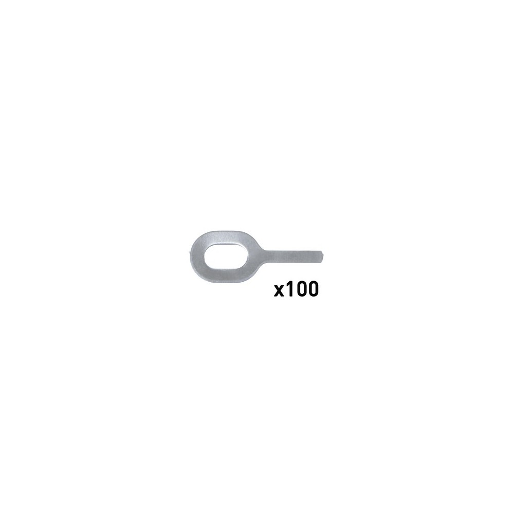 !!! Promo !!! 100 Ringen N ° 4 - Al-Special Dikte 1,5 Mm Recht Voor Spot Arcpull