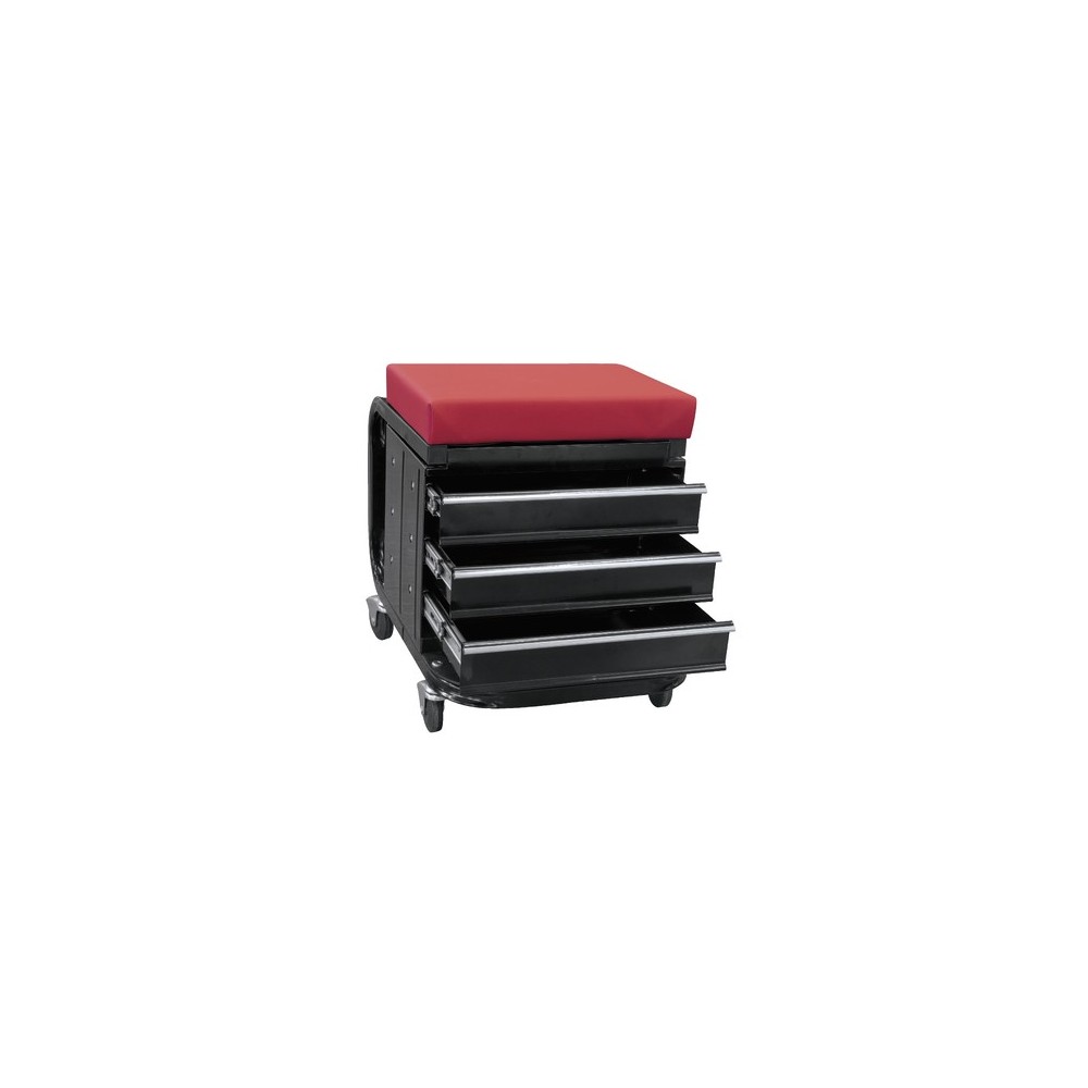 !!promo!! Tabouret pour atelier - 3 tiroirs