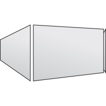 Kit 5 Int. - Panoramisch 3Xl (Centraal + 2 Zijschermen)