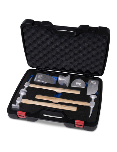 Coffret 3 marteaux alu et 4 tas aluminium