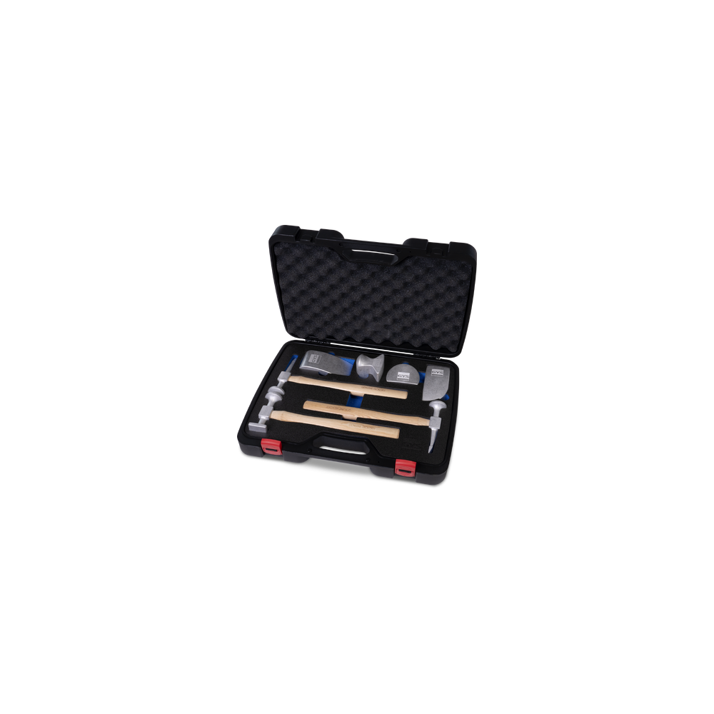 !!! promo !!! Coffret 3 marteaux alu et 4 tas aluminium