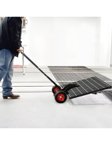 TROLLEY VOOR HET VERWIJDEREN EN PLAATSEN VAN SPUITBOOTH-ROOSTERS